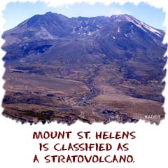 mount st helens is classified as a stratovolcano